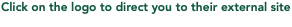Click on the logo to direct you to their external site