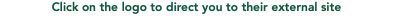 Click on the logo to direct you to their external site